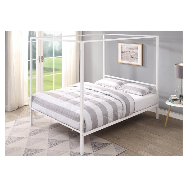 Wayfair white canopy deals bed